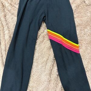 Aviator Women’s  Pants with Rainbow Stripes